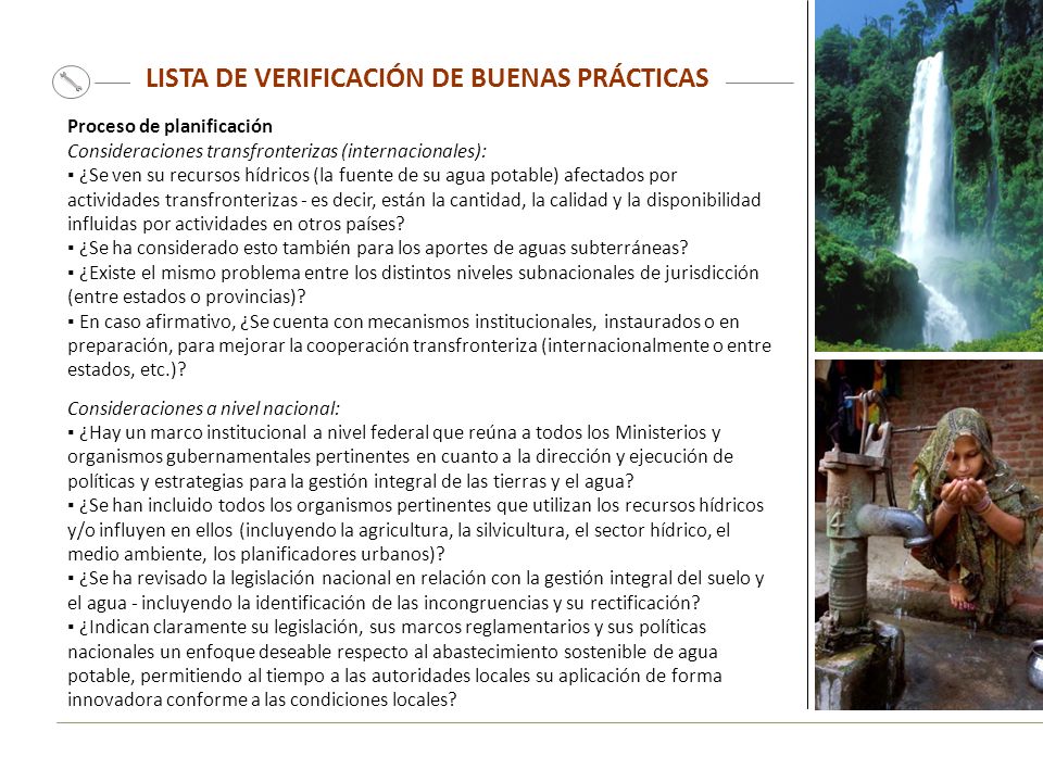 LISTA DE VERIFICACIÓN DE BUENAS PRÁCTICAS