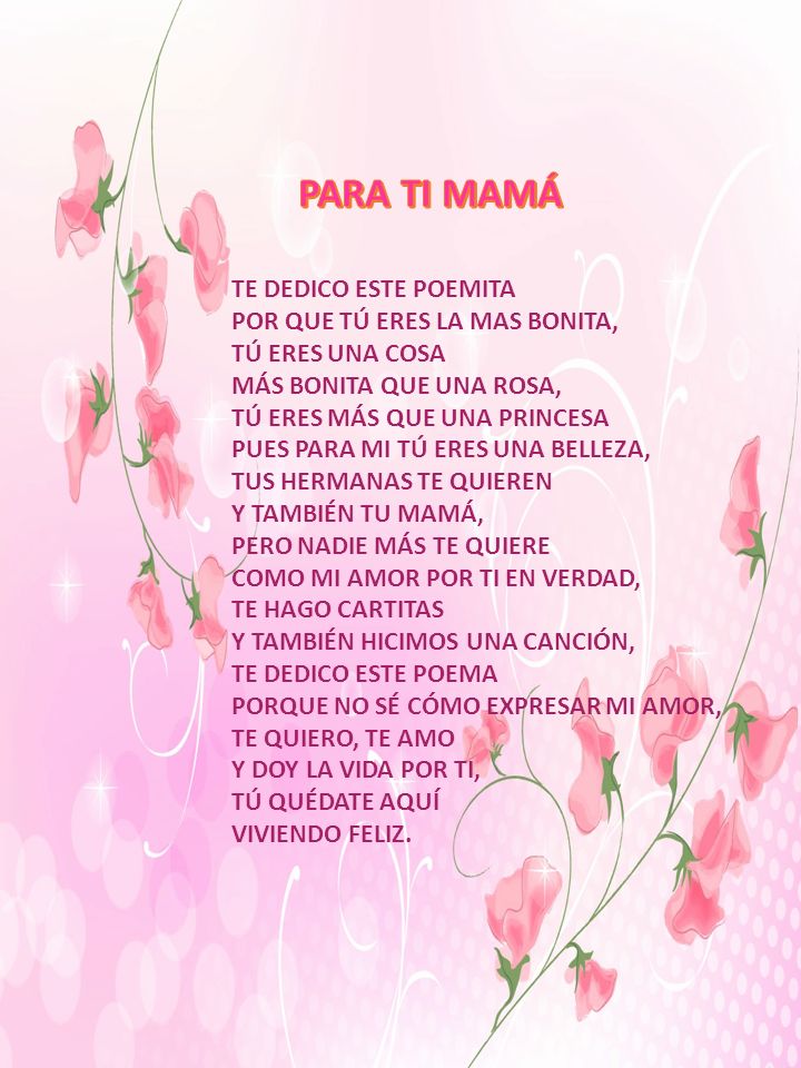 PARA TI MAMÁ