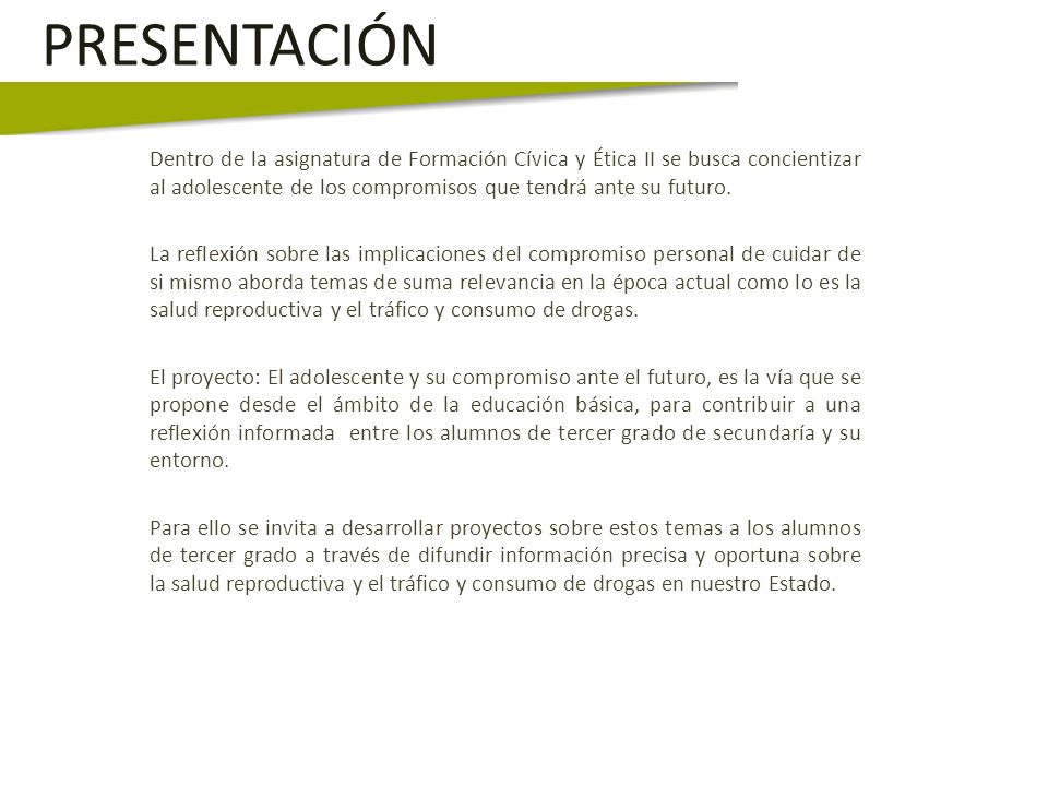 PRESENTACIÓN
