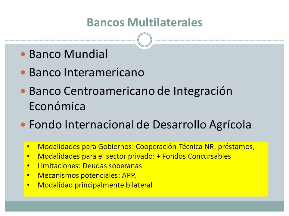 Bancos Multilaterales