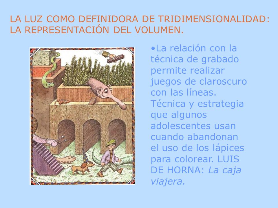 LA LUZ COMO DEFINIDORA DE TRIDIMENSIONALIDAD: LA REPRESENTACIÓN DEL VOLUMEN.
