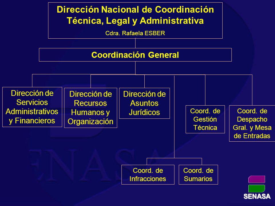 Dirección Nacional de Coordinación Técnica, Legal y Administrativa