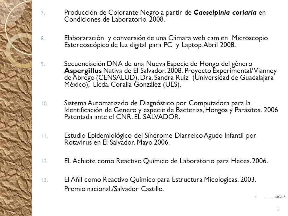 EL Achiote como Reactivo Químico de Laboratorio para Heces