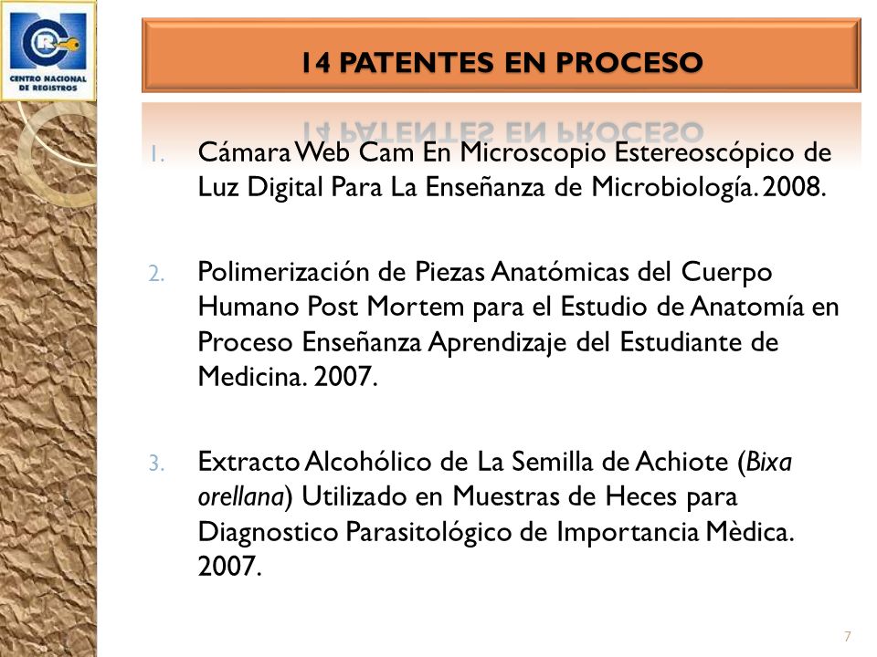 14 PATENTES EN PROCESO Cámara Web Cam En Microscopio Estereoscópico de Luz Digital Para La Enseñanza de Microbiología