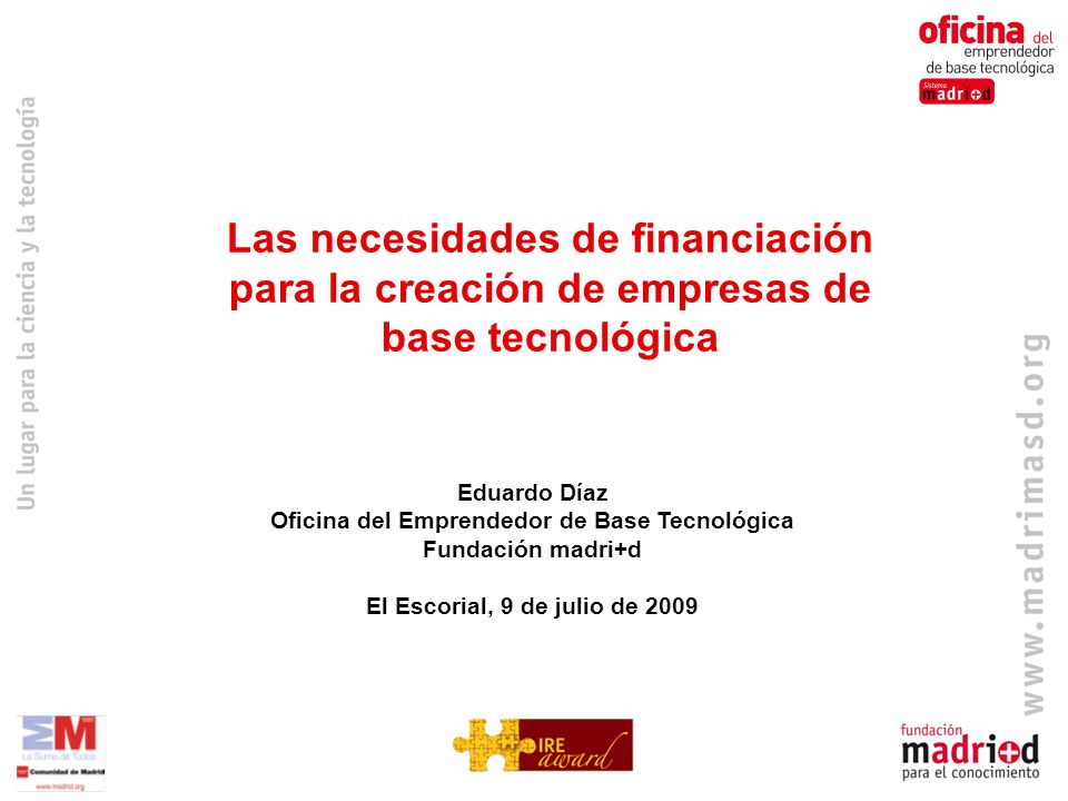 Oficina del Emprendedor de Base Tecnológica