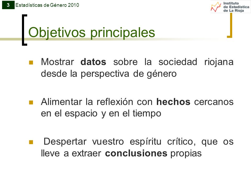 Objetivos principales