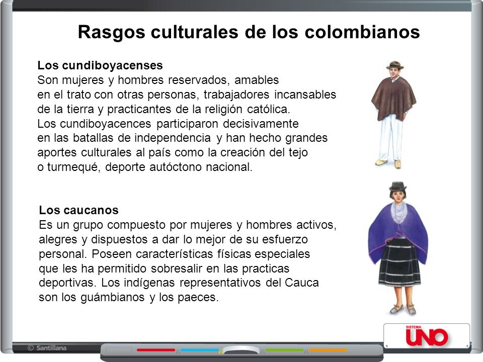 Rasgos culturales de los colombianos