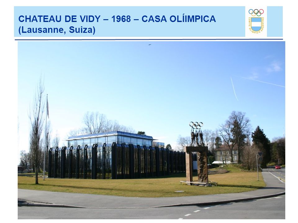 CHATEAU DE VIDY – 1968 – CASA OLÍIMPICA (Lausanne, Suiza)