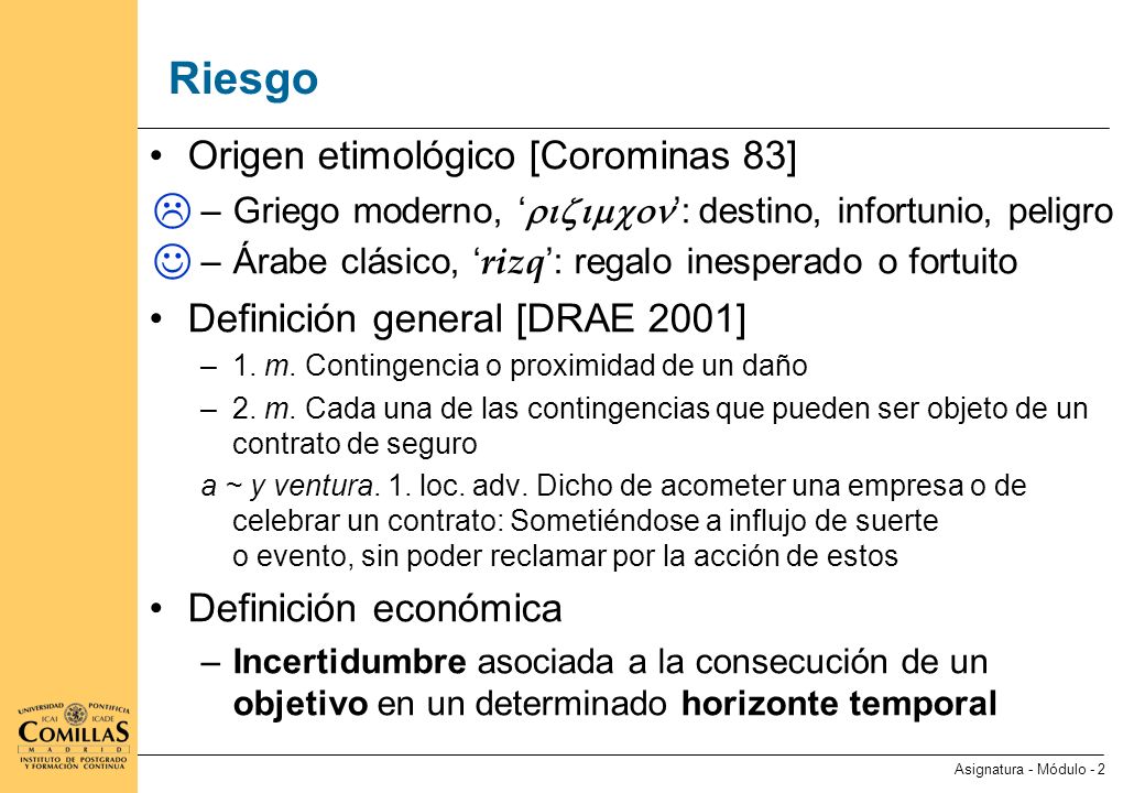 Incertidumbre Risk, uncertainty and profit , [F. H. Knight 1921]