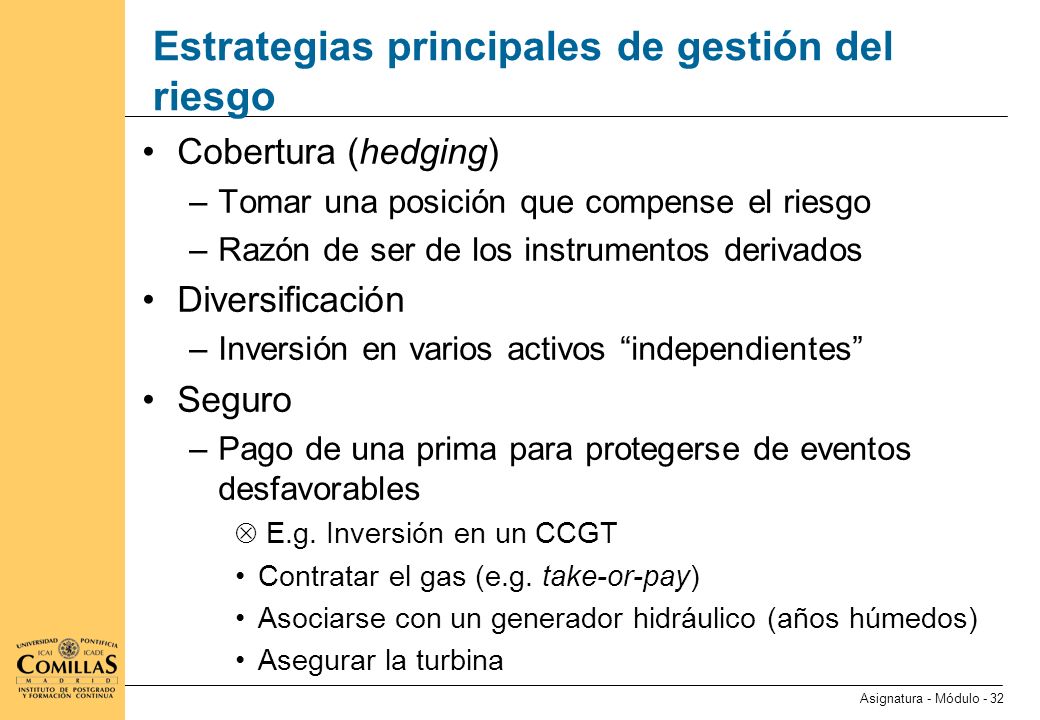 Índice (v) Riesgo Etapas del análisis y gestión de riesgos Derivados