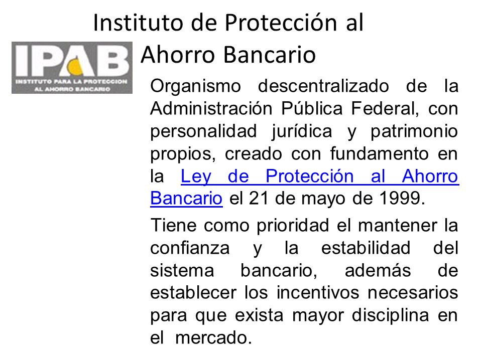 Instituto de Protección al Ahorro Bancario