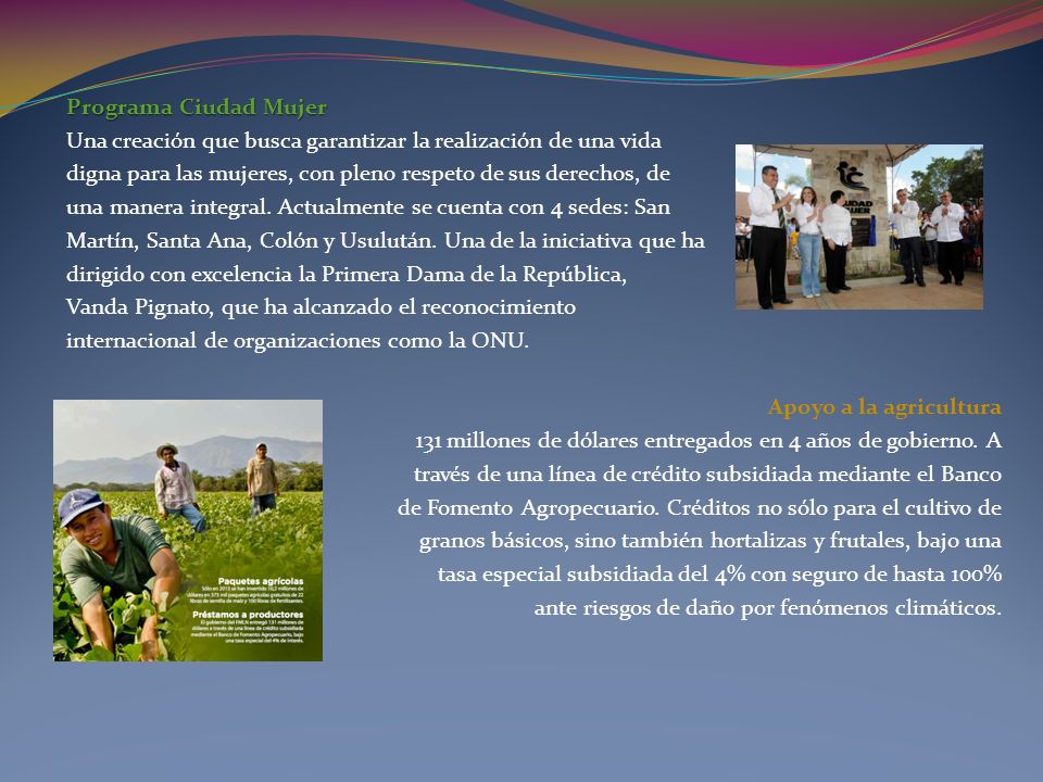 Programa Ciudad Mujer Una creación que busca garantizar la realización de una vida. digna para las mujeres, con pleno respeto de sus derechos, de.