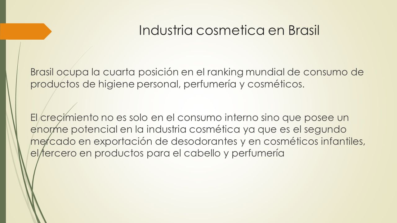 Industria cosmetica en Brasil
