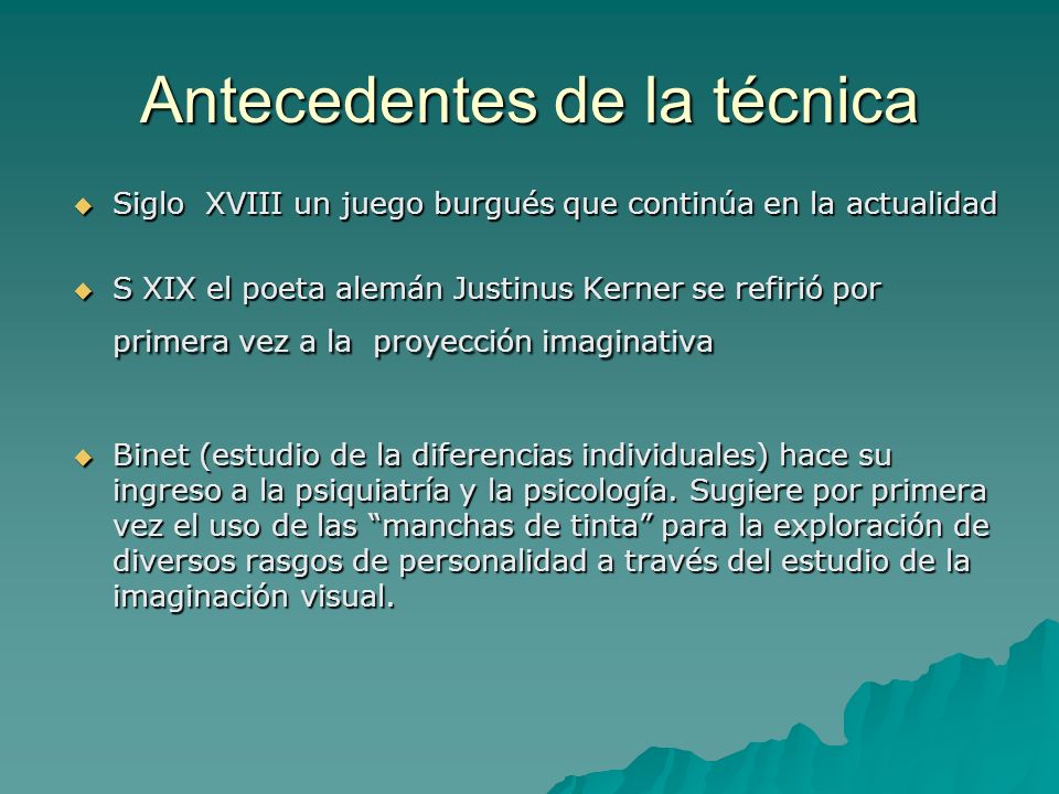 Antecedentes de la técnica