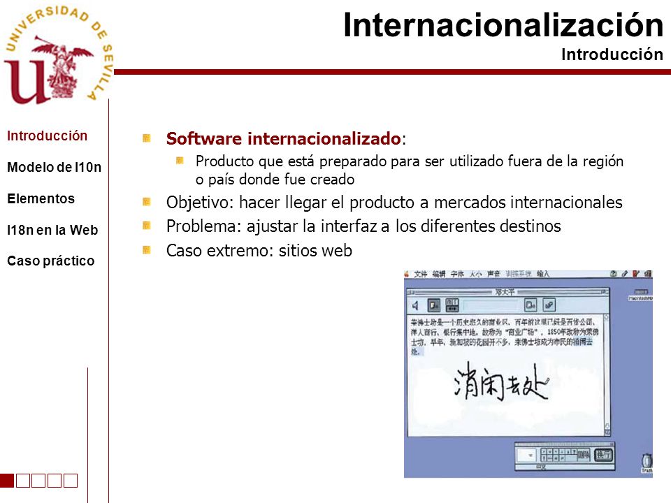Internacionalización