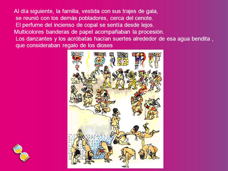 Al día siguiente, la familia, vestida con sus trajes de gala,