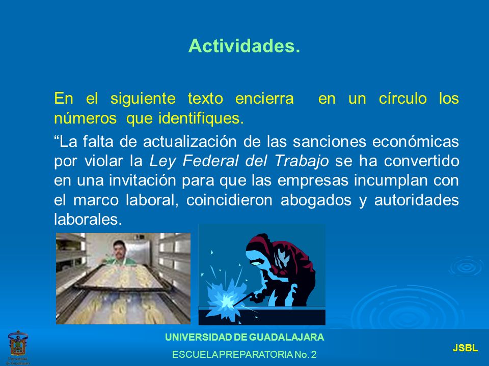 Actividades. En el siguiente texto encierra en un círculo los números que identifiques.
