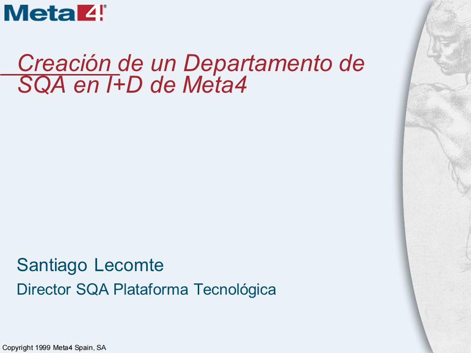 Creación de un Departamento de SQA en I+D de Meta4