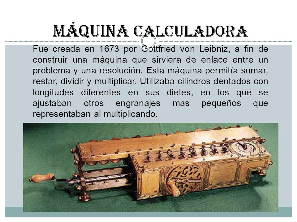 Máquina CALCULADORA