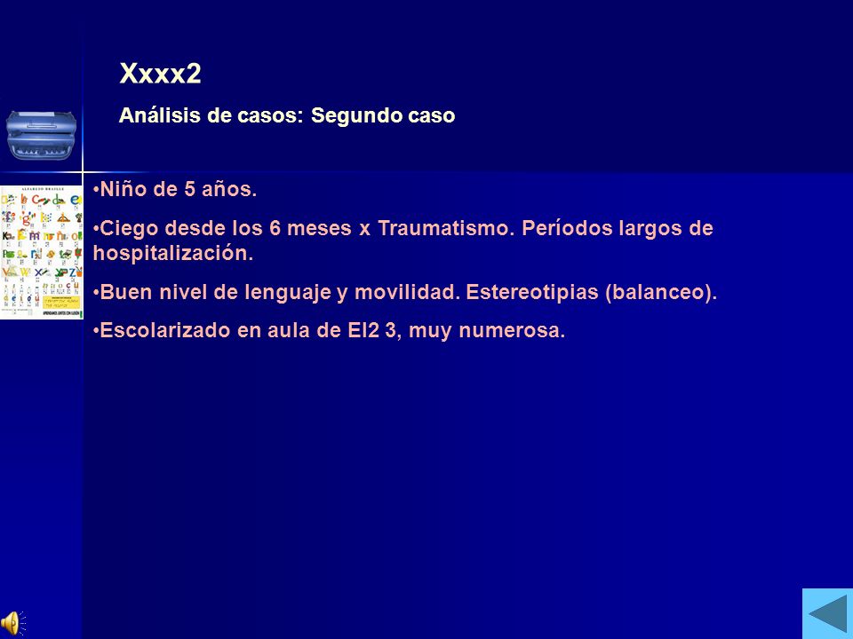 Xxxx2 Análisis de casos: Segundo caso Niño de 5 años.