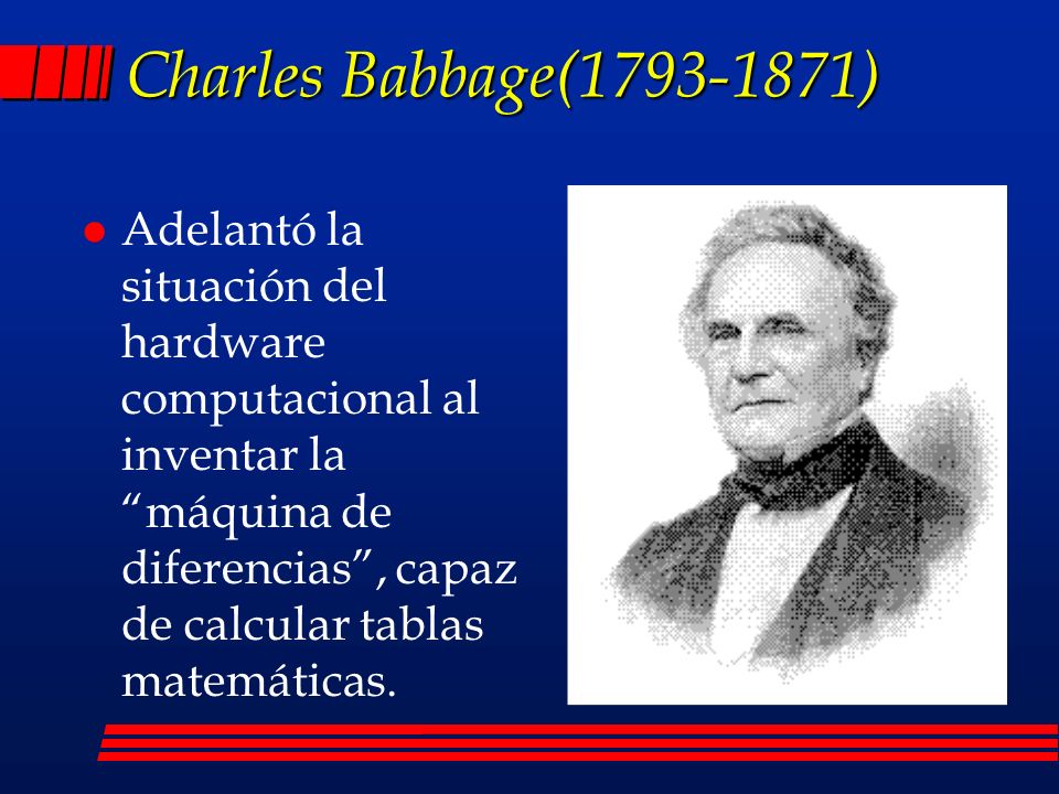 Charles Babbage( )