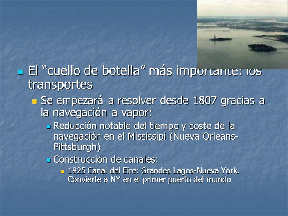 El cuello de botella más importante: los transportes
