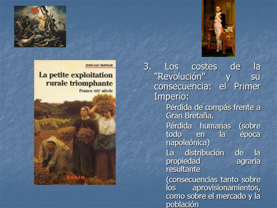 3. Los costes de la Revolución y su consecuencia: el Primer Imperio: