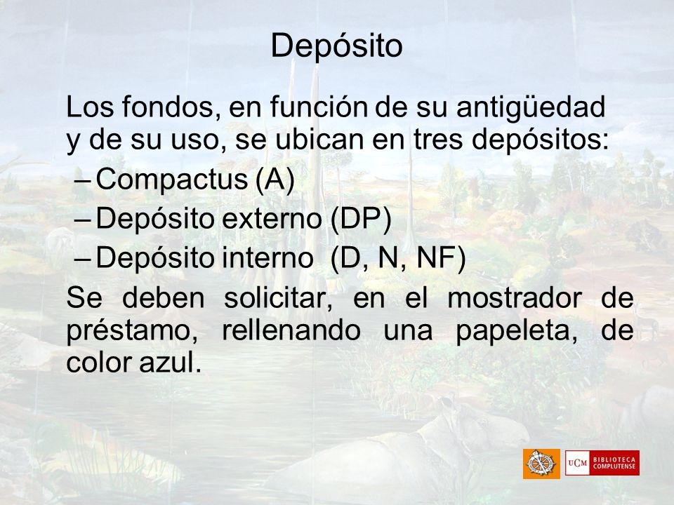 Depósito Compactus (A) Depósito externo (DP)
