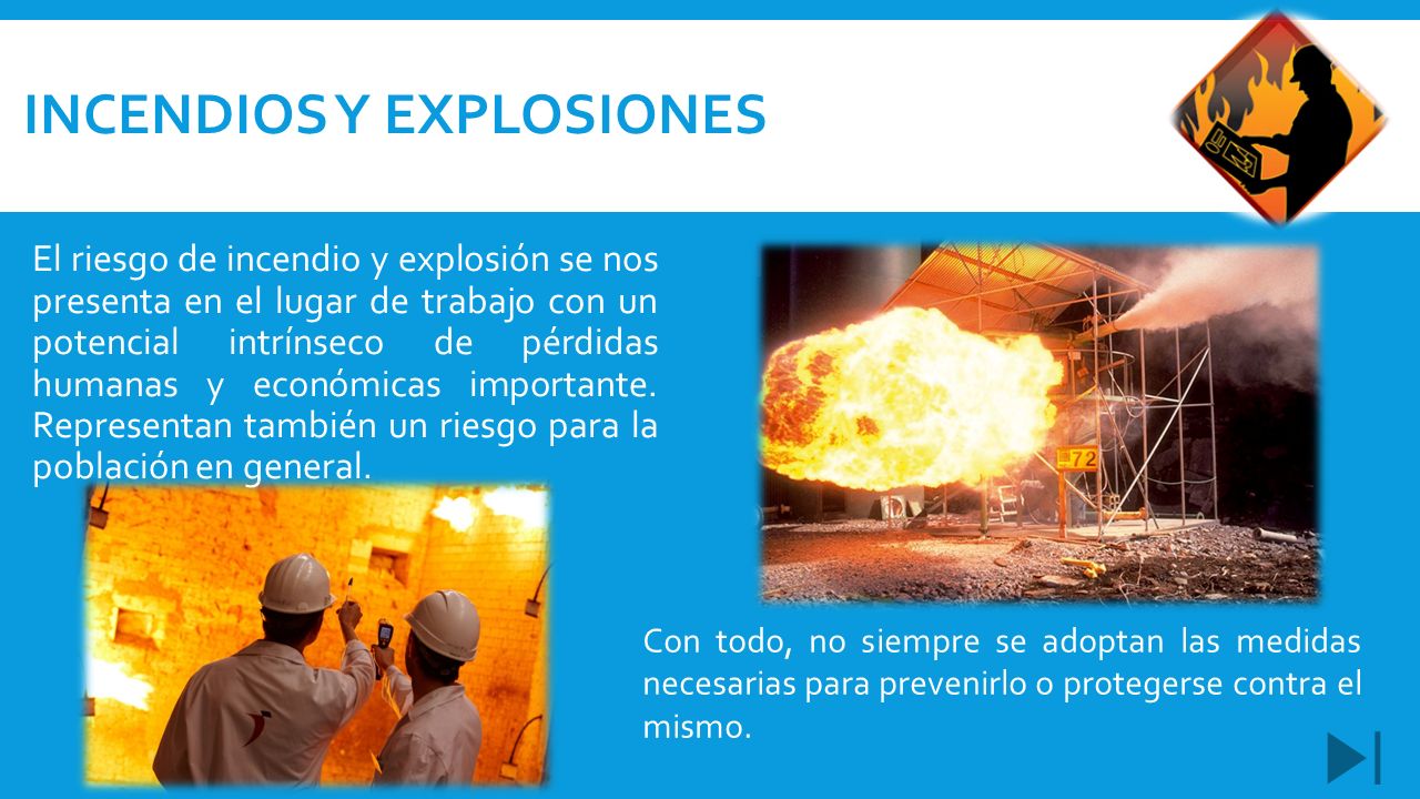 Incendios y explosiones