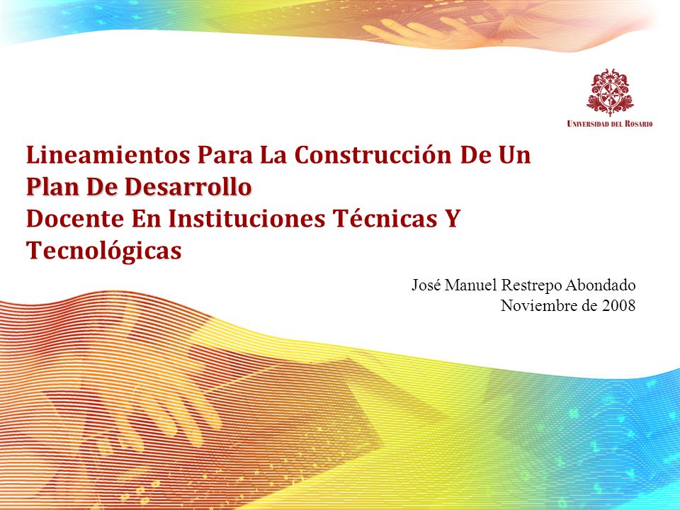 Lineamientos Para La Construcción De Un Plan De Desarrollo Docente En Instituciones Técnicas Y Tecnológicas