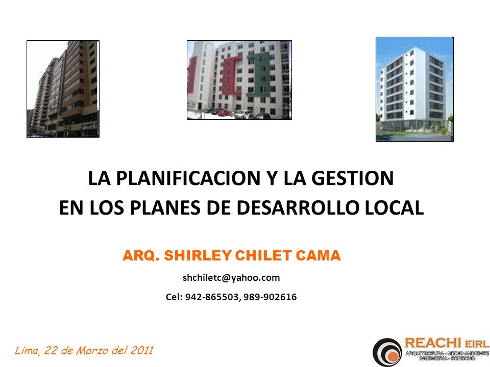 LA PLANIFICACION Y LA GESTION EN LOS PLANES DE DESARROLLO LOCAL