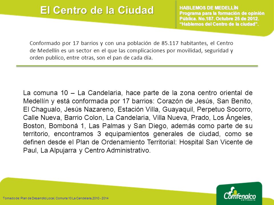 El Centro de la Ciudad HABLEMOS DE MEDELLÍN.