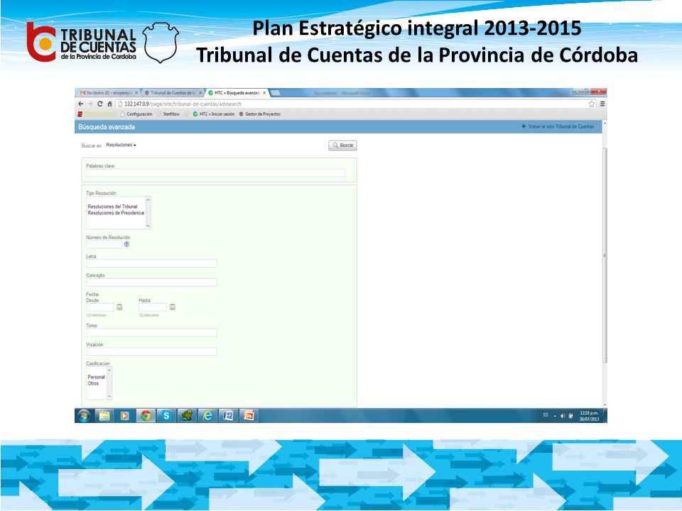 Plan Estratégico integral Tribunal de Cuentas de la Provincia de Córdoba