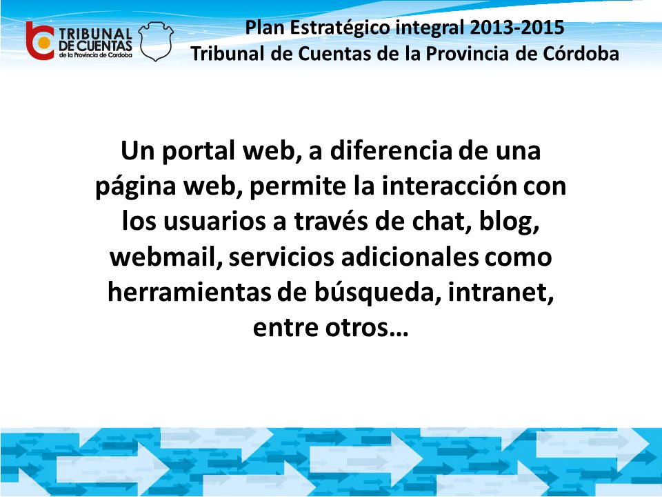 Plan Estratégico integral Tribunal de Cuentas de la Provincia de Córdoba