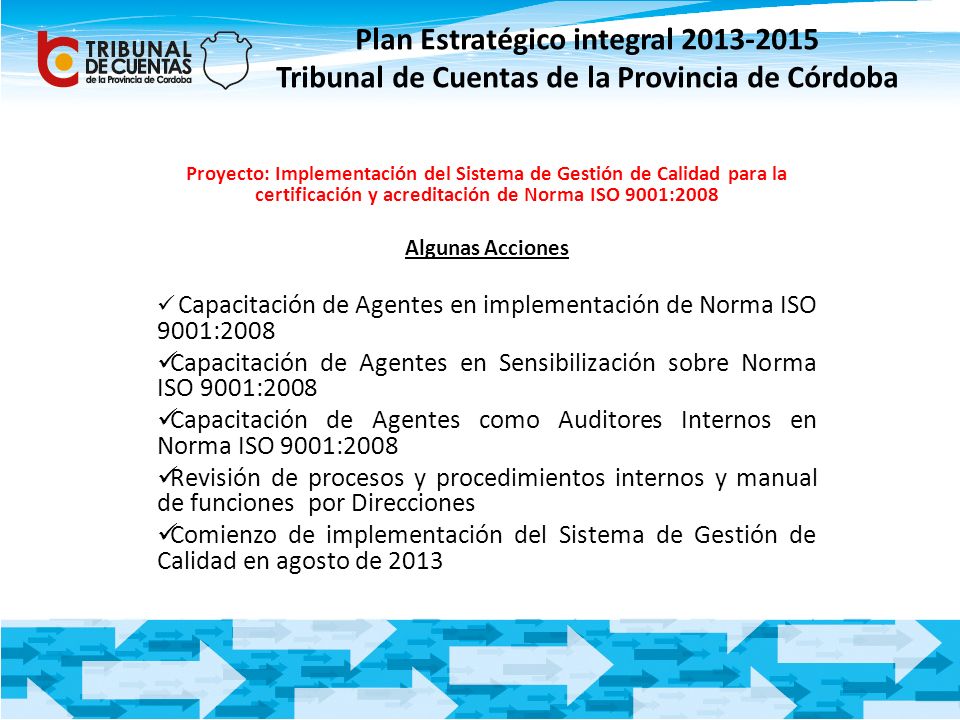 Plan Estratégico integral Tribunal de Cuentas de la Provincia de Córdoba
