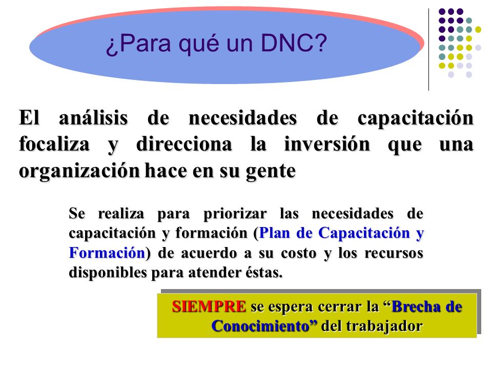 SIEMPRE se espera cerrar la Brecha de Conocimiento del trabajador