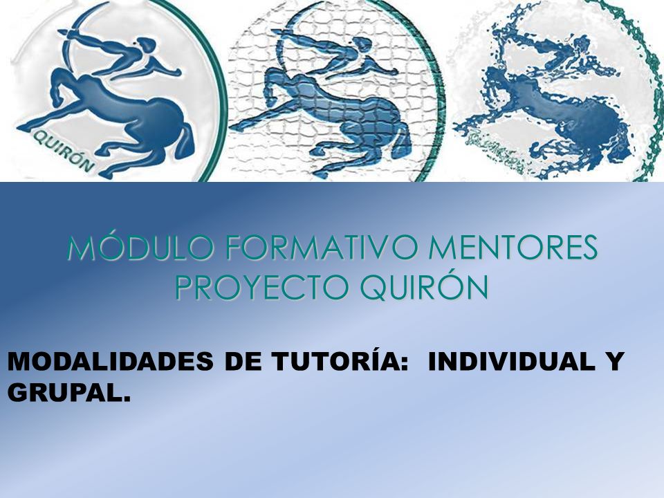MÓDULO FORMATIVO MENTORES