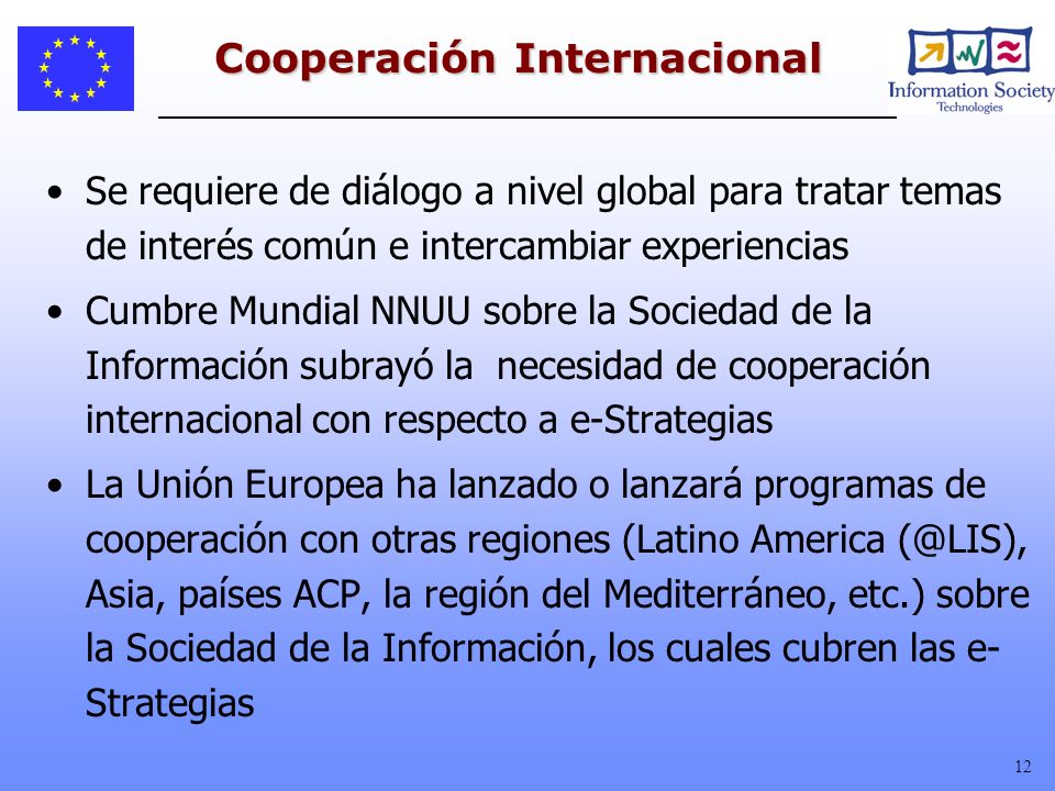 Cooperación Internacional