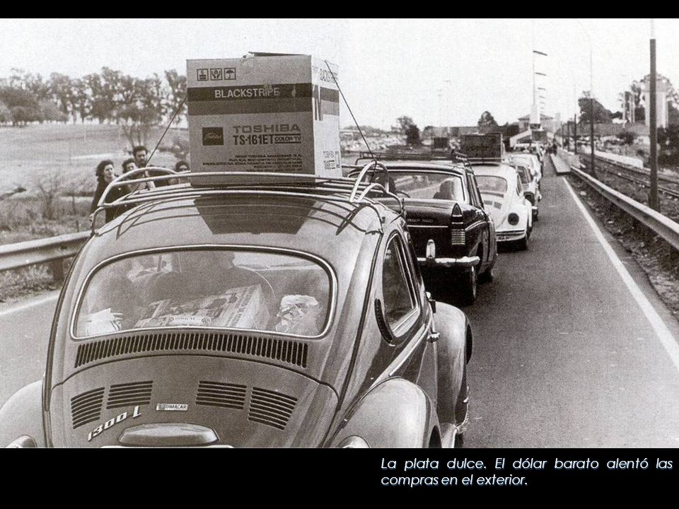 La plata dulce. El dólar barato alentó las compras en el exterior.
