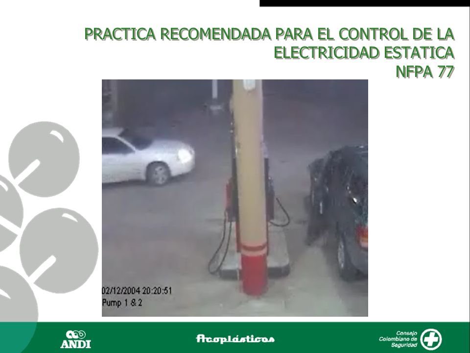 PRACTICA RECOMENDADA PARA EL CONTROL DE LA ELECTRICIDAD ESTATICA NFPA 77