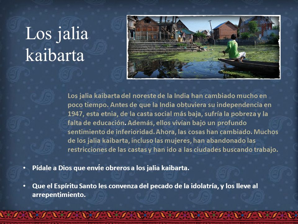 Los jalia kaibarta.