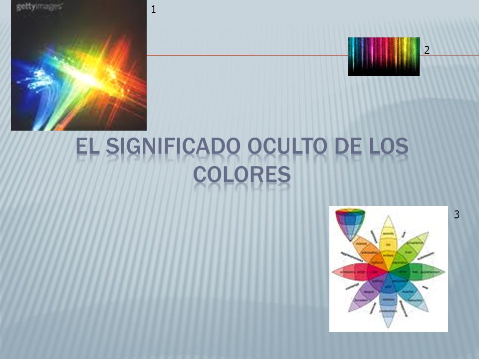 EL SIGNIFICADO OCULTO DE LOS COLORES