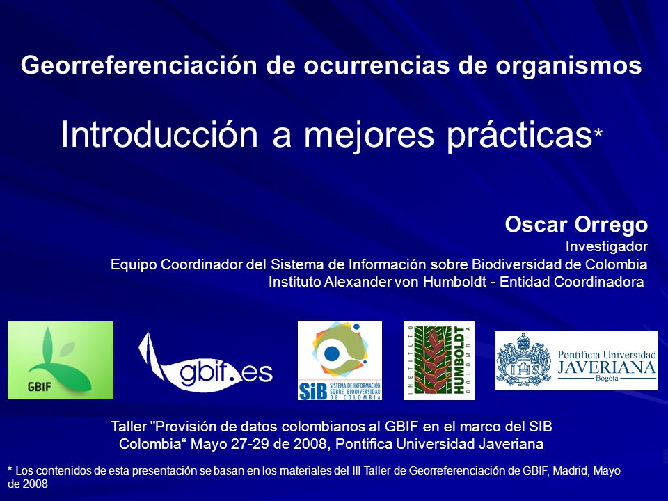 Introducción a mejores prácticas*