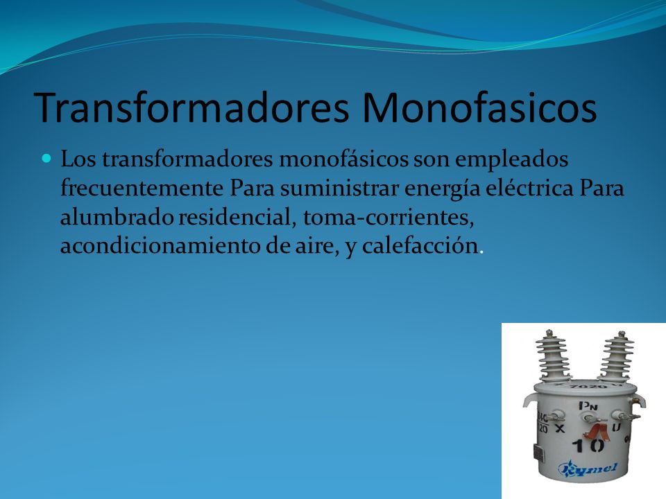 Transformadores Monofasicos