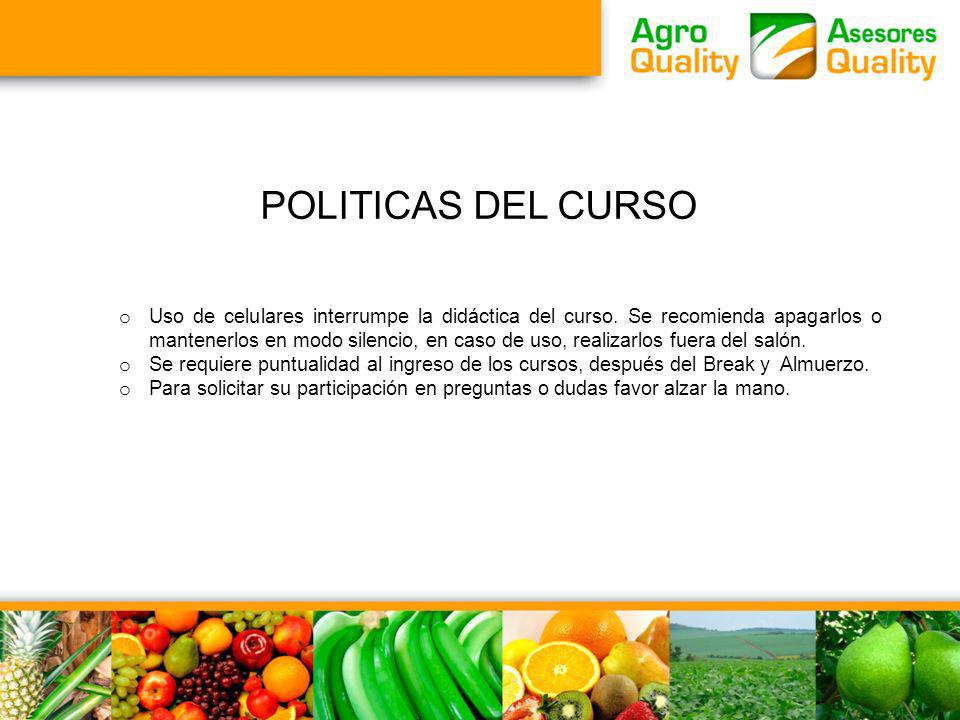 POLITICAS DEL CURSO