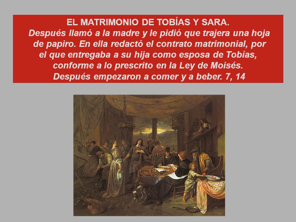 de papiro. En ella redactó el contrato matrimonial, por