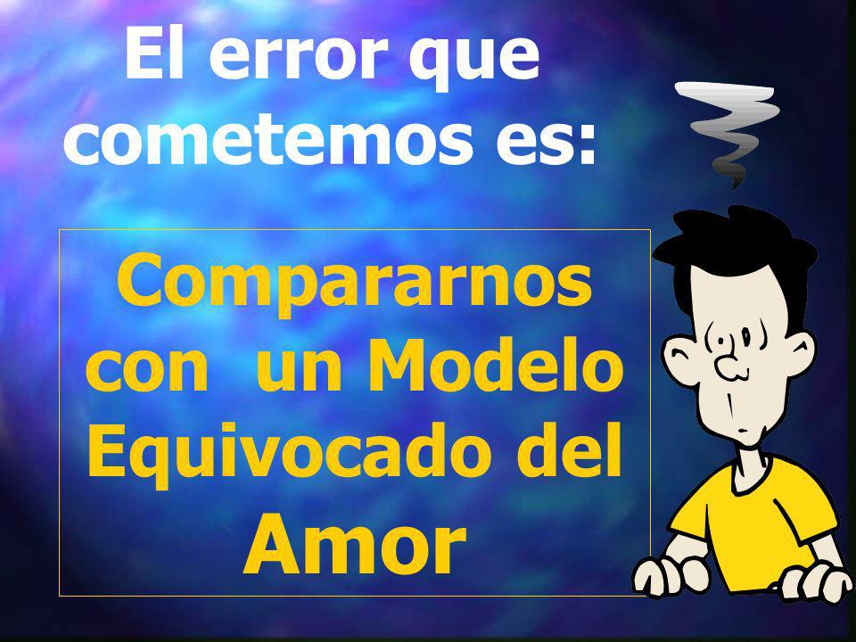 El error que cometemos es: