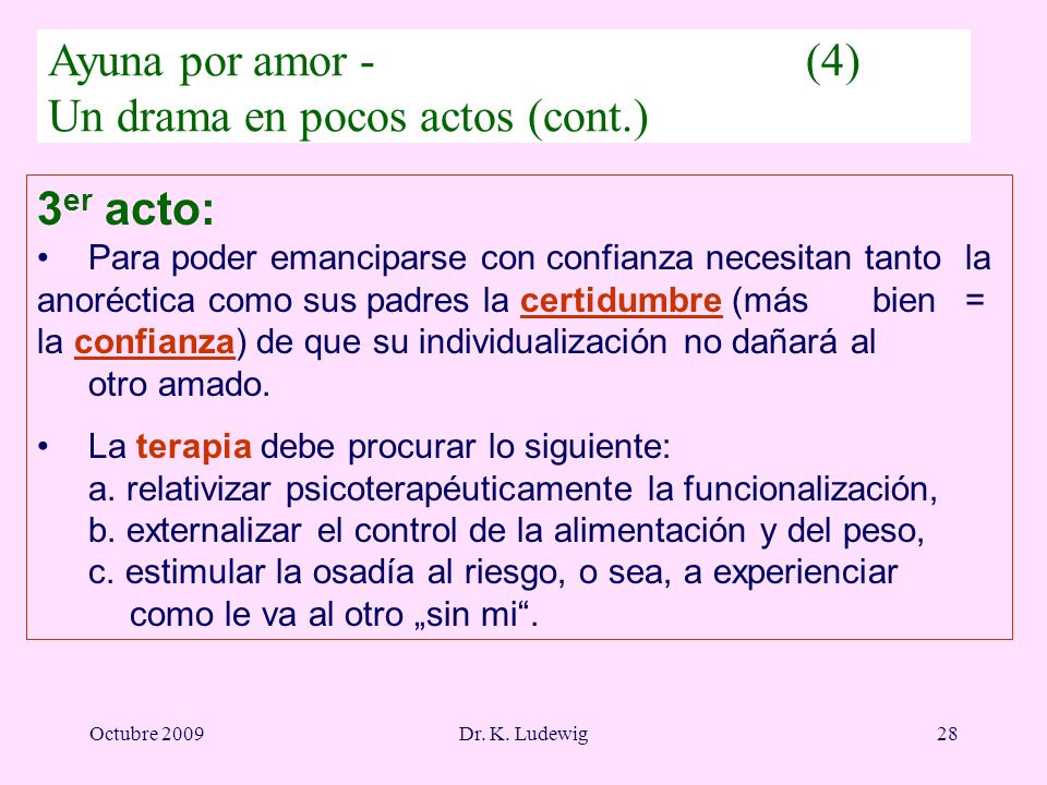 Ayuna por amor - (4) Un drama en pocos actos (cont.)