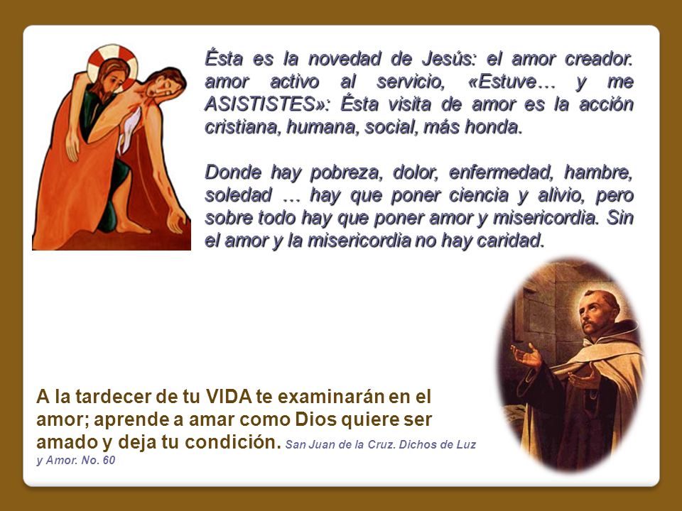 Ésta es la novedad de Jesús: el amor creador