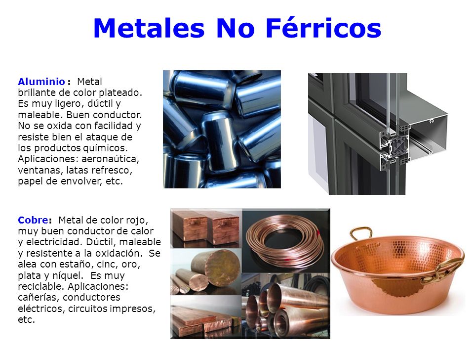 Metales No Férricos